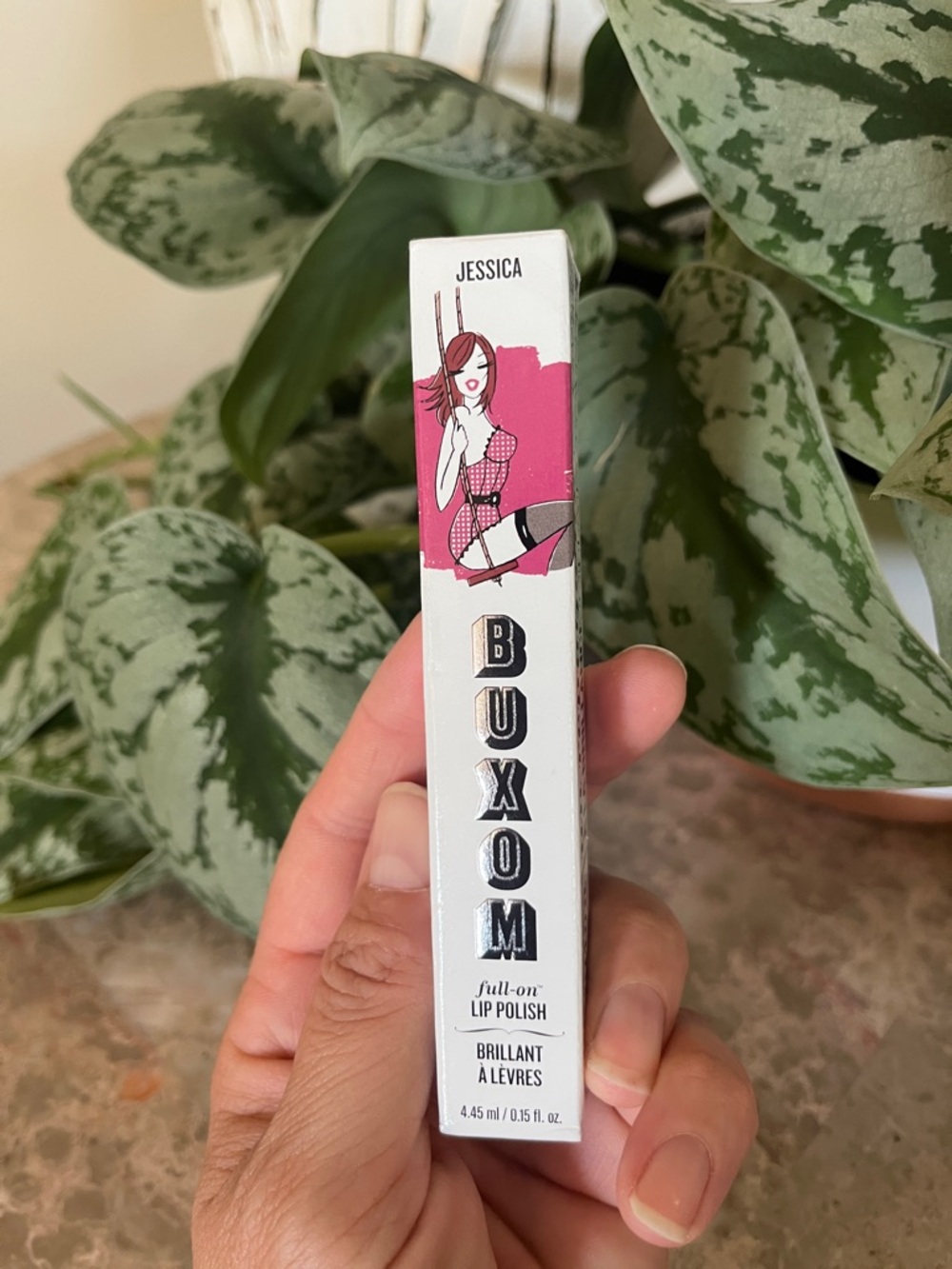 Buxom Jessica Full-On Plumping Lip Polish Gloss- sheer mauve coral pink shimmer - Picture 4 of 15